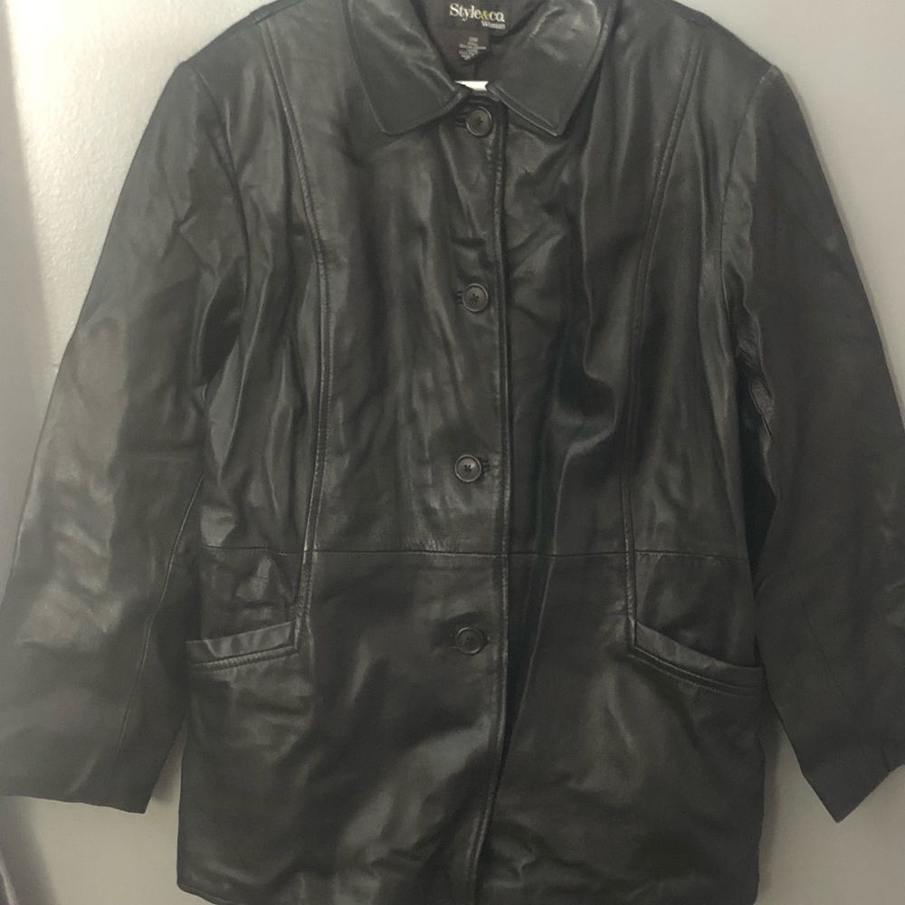 Pleather jacket